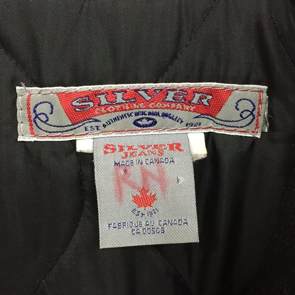 Silver Jeans Size M Women's Black Jacket - Picture 2 of 9